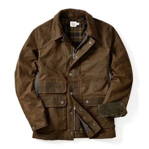 Huckberry // Flint & Tinder - Flannel-Lined Waxed Hudson Jacket